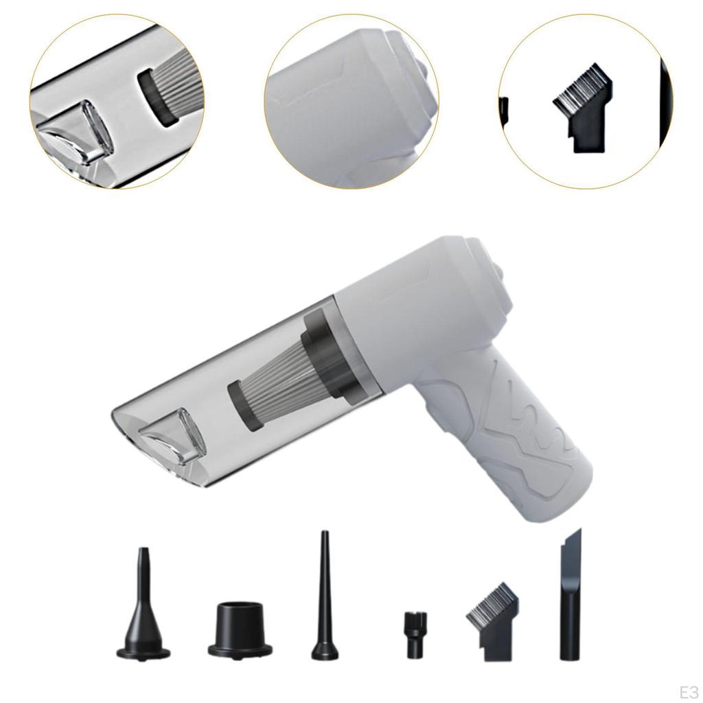 Ruční vysavač do auta foukač multifunkční USB dobíjecí vysoký prachovka
