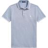 Polo SS24 Logo Embroidered Striped Slim Fit Short Sleeve Polo Shirt Men Tops Distressed-Dark-Blue MNPOKNI1N822942-410