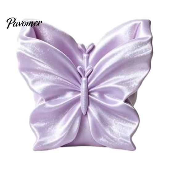 Durable Storage for Sundries Butterfly Shape Box, Silk Texture Large Capacity Desktop Organizer, Jewelry Box Sturdy PET Space Saving Container,