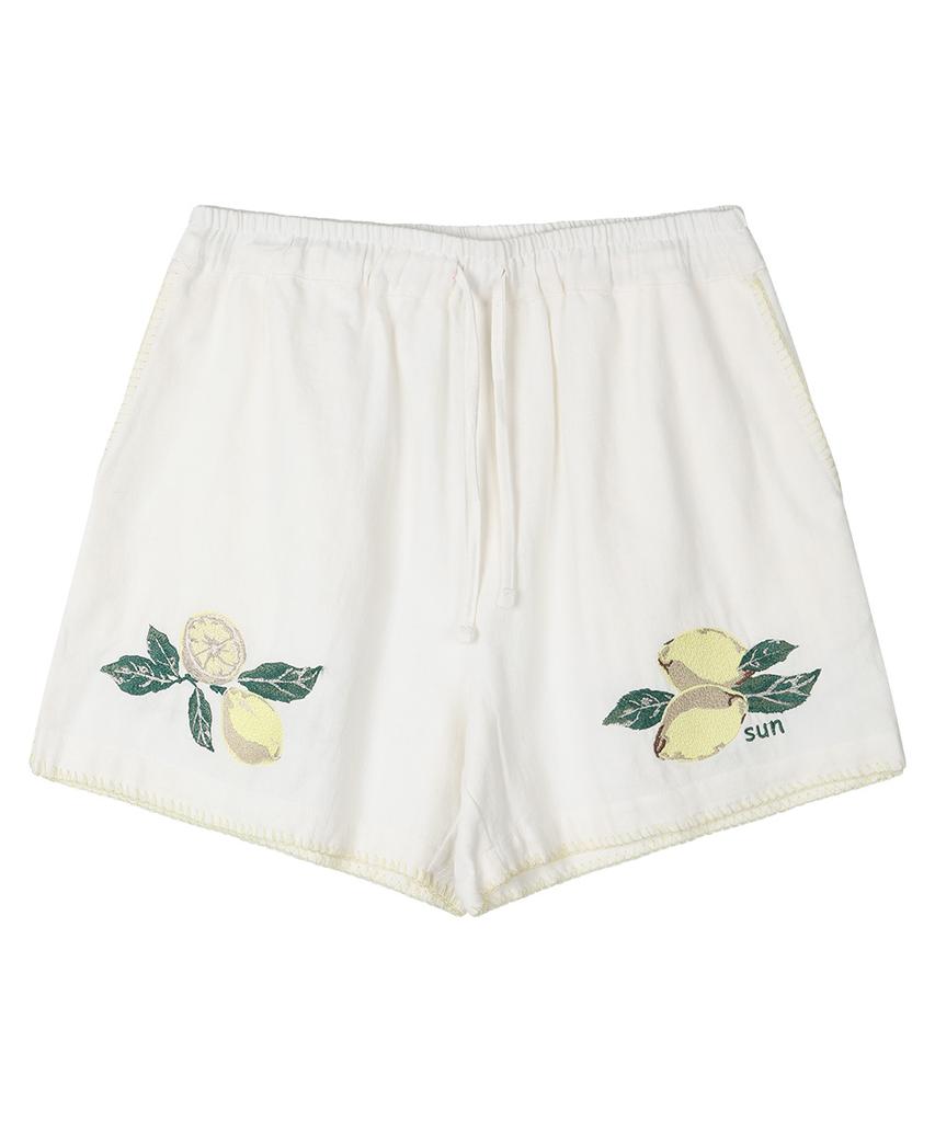 SUNDAY FRUIT MARKET Sunday Lemon Short Ivory