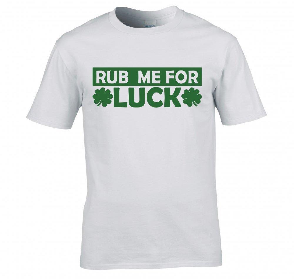 St Patricks Day Rub Me For Luck T Shirt New 2XL