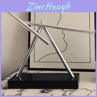 Creative T C And A Shape Anti Gravity Metal Rod Swing Toy Desktop Ornament For Office Gift