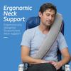 Ergonomisches aufblasbares Reisekissen faltbare Stützkissen für das Kinn Auto Flugzeug Reise