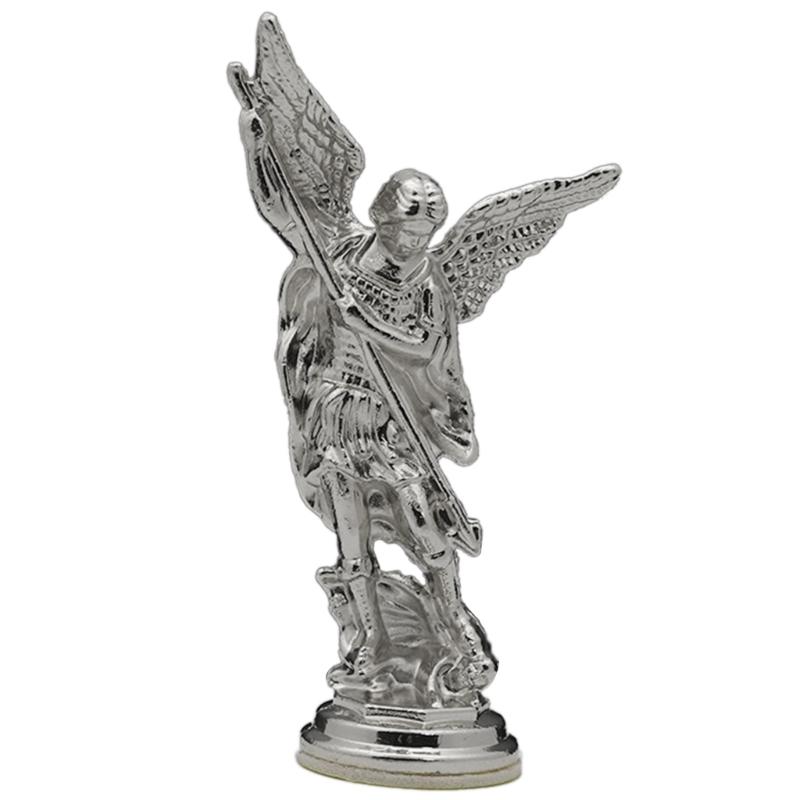 Modern Crafts Centerpieces Metal Statue Tabletop Office Guardian Ornaments Religious Guardian Decorations Photo
