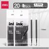 Deli Student Special 0.5mm Black Bullet Tip Refill, Smooth, Large Capacity for Exams & Signing