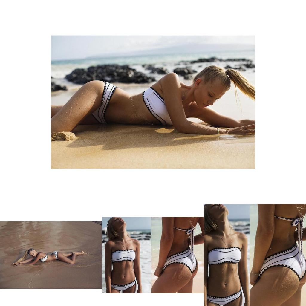 Elegant Womens Padded Bra Floral Swimsuit With Timeless Beach Bandage Bikini Style
