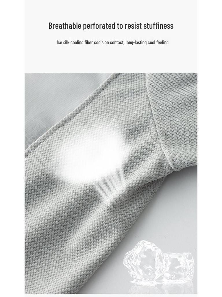 Ice Silk UPF50+ Sun Protection Cardigan - Men's & Women's Thin, Anti-UV Nylon Cover-up