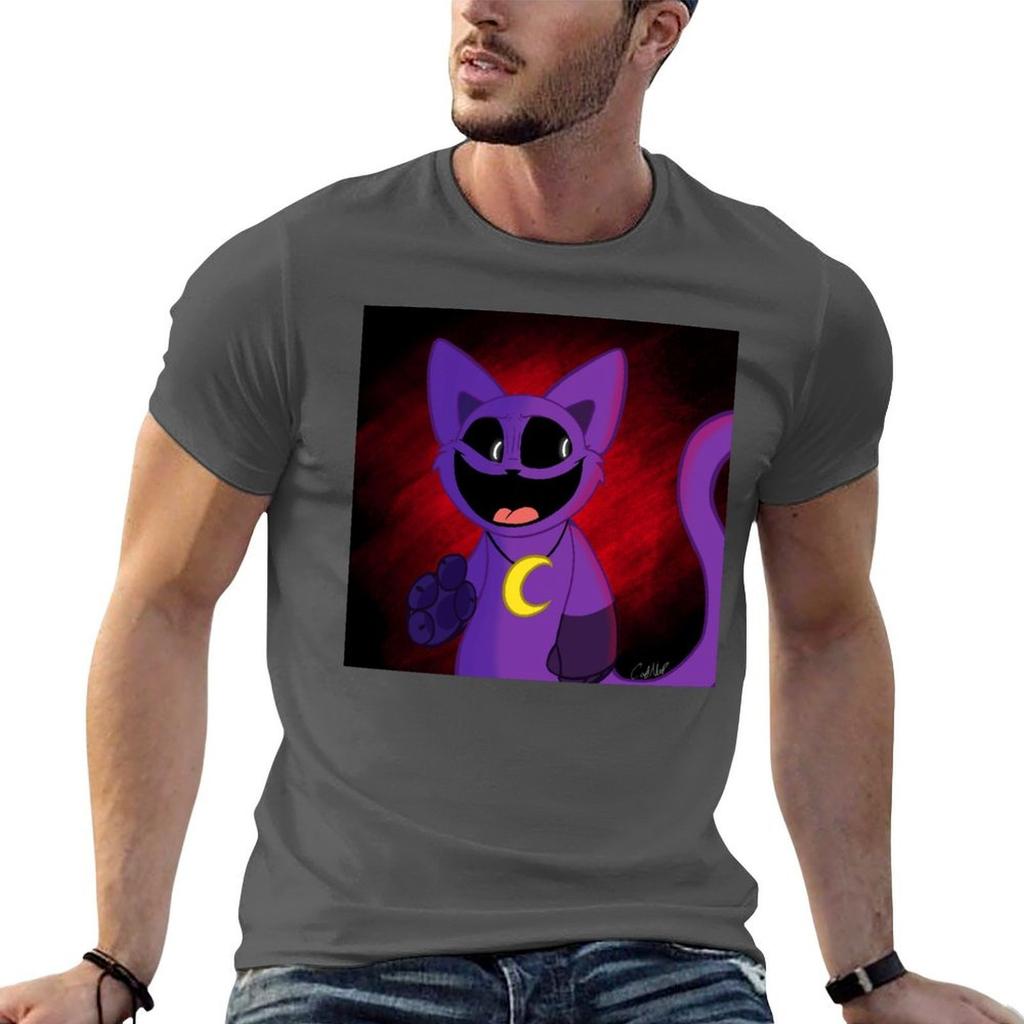 Worried CatNap TShirt Fashion Casual Short Sleeve TShirt