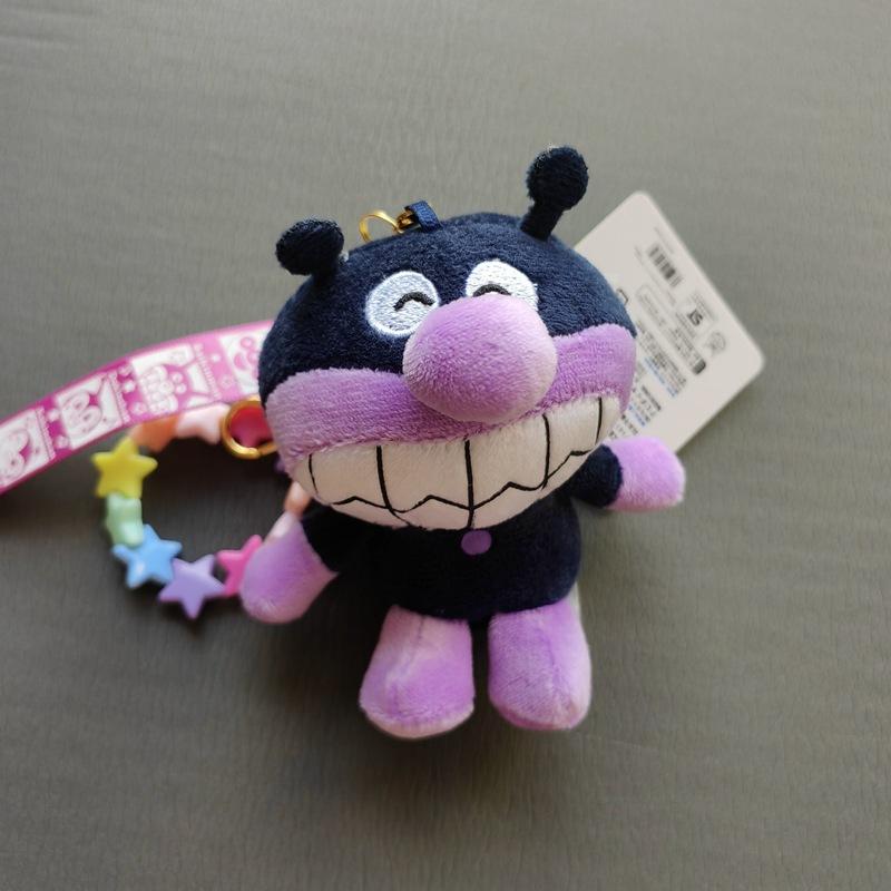 

Kawaii Anpanman Baikinman Cute Cartoon Plush Toys Keychain Accessories Backpack Pendant Boys and Girls Creative Festival Gifts