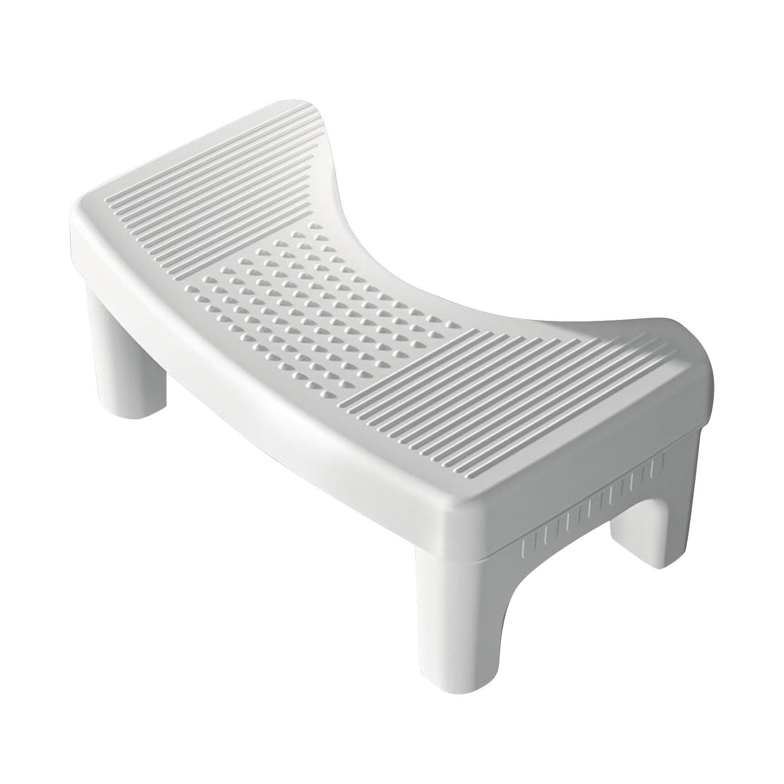 

Табурет для унитаза, толстый, нескользящий, детский, для взрослых, для унитаза, табурет для унитаза One Size белый