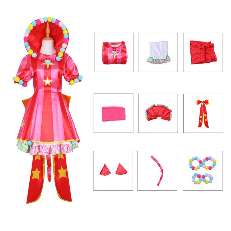 

Косплей Костюм Хатсунэ Мику Путешествие к цветению Аниме Наряд Платье для Хэллоуина S