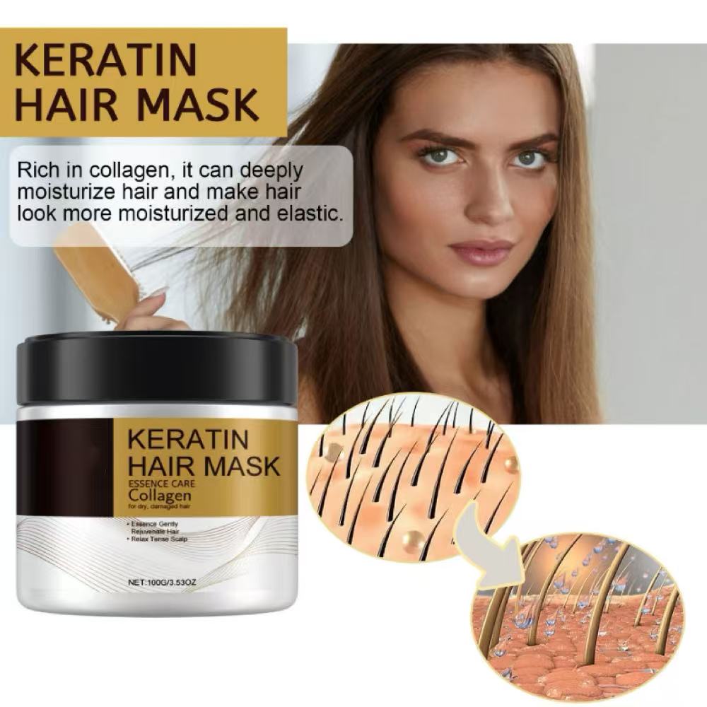 Hair Repairs Hair Mask Biotin Collagen Keratin Treatment Hairs Conditioner Hair Essential Oil Nourishing for Dry Damaged