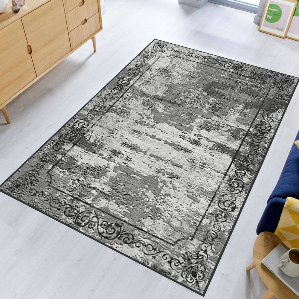 

Eliana Home Washable Printed Carpet LNA1517-SD309 50x80 серый