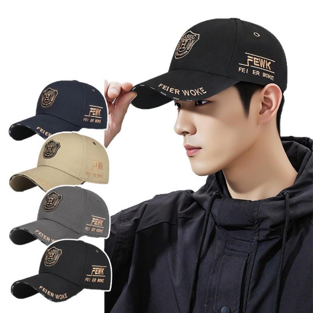 Unisex Letter Embroidery Baseball Caps Spring and Summer Outdoor Adjustable Casual Hats Sunscreen Hat Sports FEWK Sunshade Cap