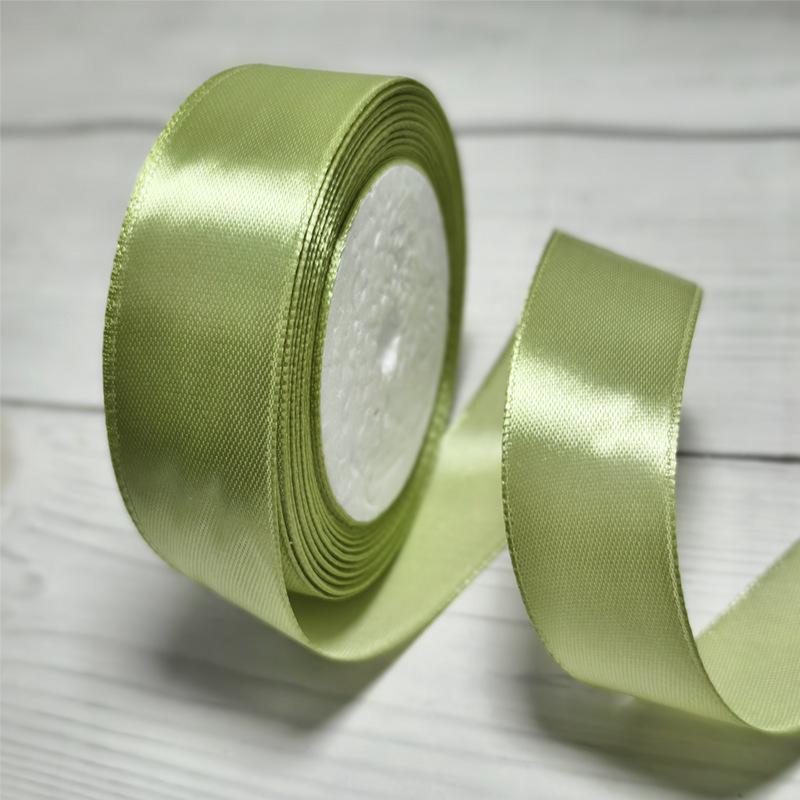 2.5cm Polyester Satin Ribbon for Gift Box and Hair Accessories
