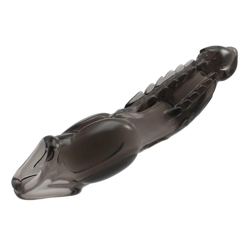 Penis Sleeve Sex Tool for Men Couple Penis Extender Cover Reusable Special Condom Cock Erotic Products for Adult Men