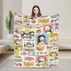 Comfort K-On! K-On Girls Anime Blanket Merch Home Decorative  Throws And Blankets Lightweight Thin Fleece For Outdoor