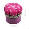 Needle Cushion Box Pin Cushions Head Holder Paper Clips Quilting Pumpkin Shaped