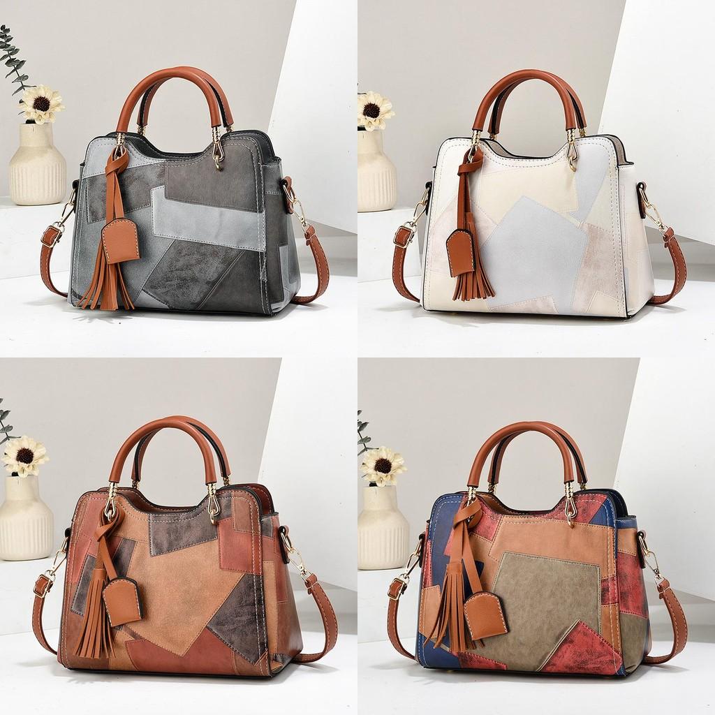 Stylish Pu Handbag For Women 2024 Korean Autumn Winter Fashion Trendy Shoulder Bag