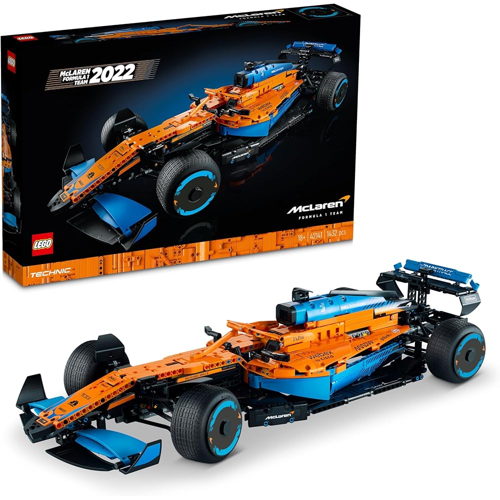

LEGO Technic McLaren Formula 1 Race Car Toy Building Blocks 42141 for Kids and Adults