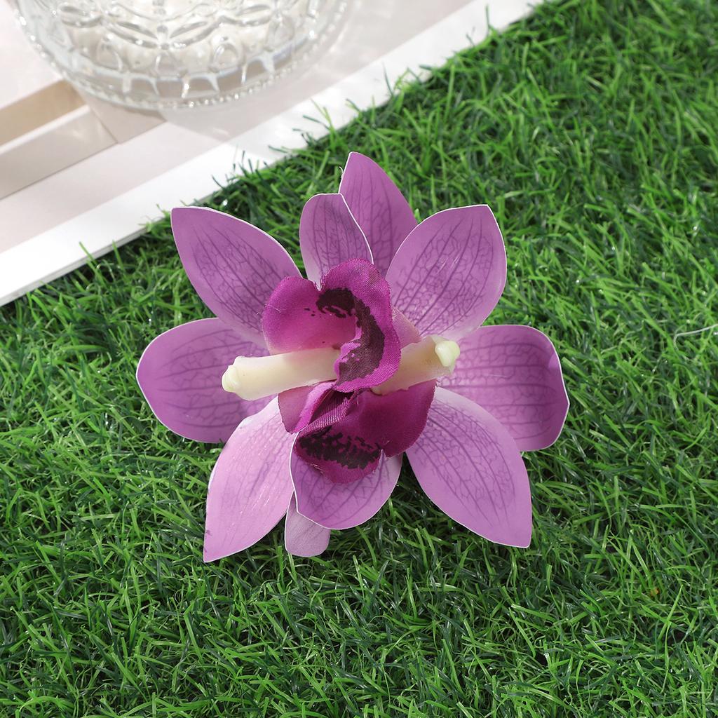 Orchidėjų Gėlių Plaukų Sagtys Bohemiška Maža Plaukų Sagtis Vestuvinė Sagtis Paplūdimio Vestuvių Gėlė Moteriška Šventinė Plaukų Sagtis Plaukų Aksesuarai