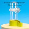 Water Bottle Drinker Clear Food Dispenser Container Set Mount In Cage