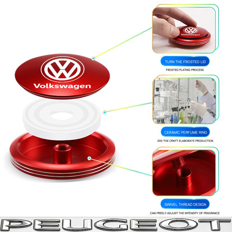 For Car Air Freshener Perfume Diffuse Accessories For VW Golf Tiguan T-Roc Polo Passat ID.4 T-Cross ID.3 Taigo ID.7 Atlas Beetle EN1 V2