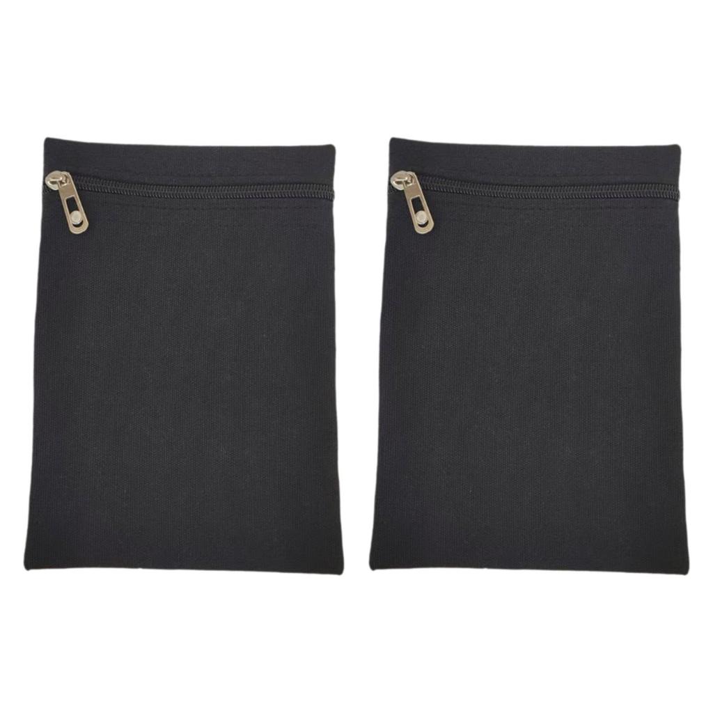 Sweatshirt Hoodie Inside Pocket Secure Zipper Pouch Canvas Sew Accessories for Jacket Travel Storage Solution