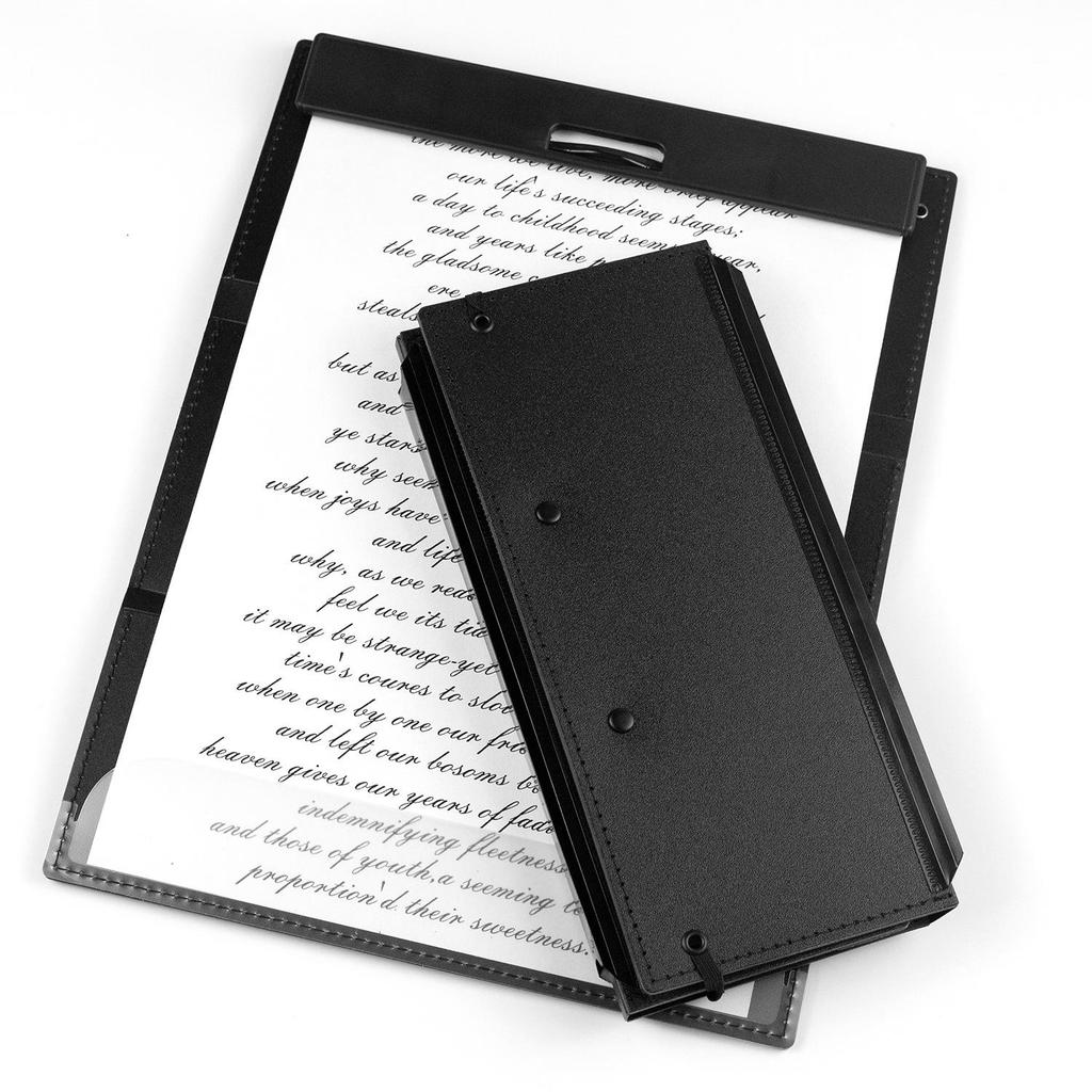 In Stock: Upgraded Foldable A4 Nurse Writing Board with Clip & Stickers
