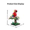 Parrot And Owl Tree Scene Mini Building Blocks Friends Toy Assembly Entertainment And Home Decoration Holiday Gifts
