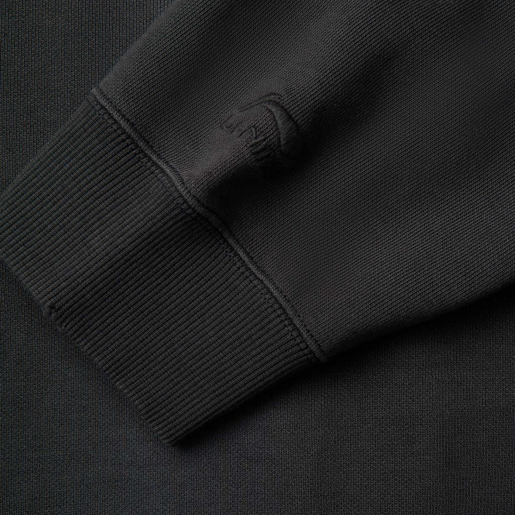 Li Ning Sports Lifestyle Series Letter Hooded Comfortable Breathable Versatile Loose Sweatshirt Unisex Sweatshirt Dark-Night-Black AWDV369-1