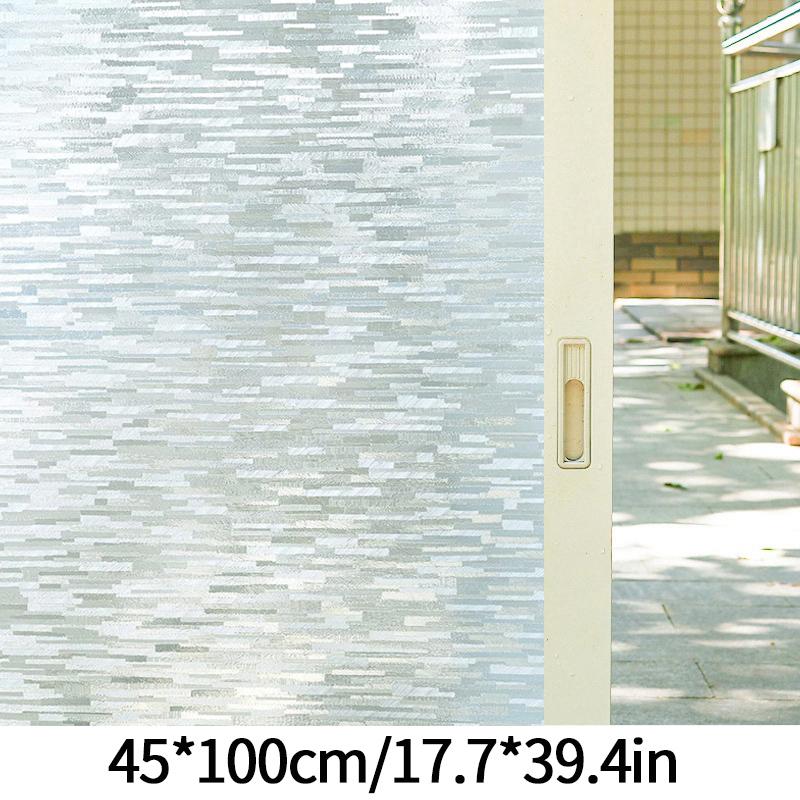 

Static Glass Sticker Window Privacy Film Bathroom Decorative Non Adhesive Glass Window Film Privacy Decorative Static Cling Film