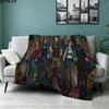 1PC Resident Evil Patterned Flannel Blanket Suitable For All Seasons For Home Decor Warmth And Comfort Gifts Holiday Present