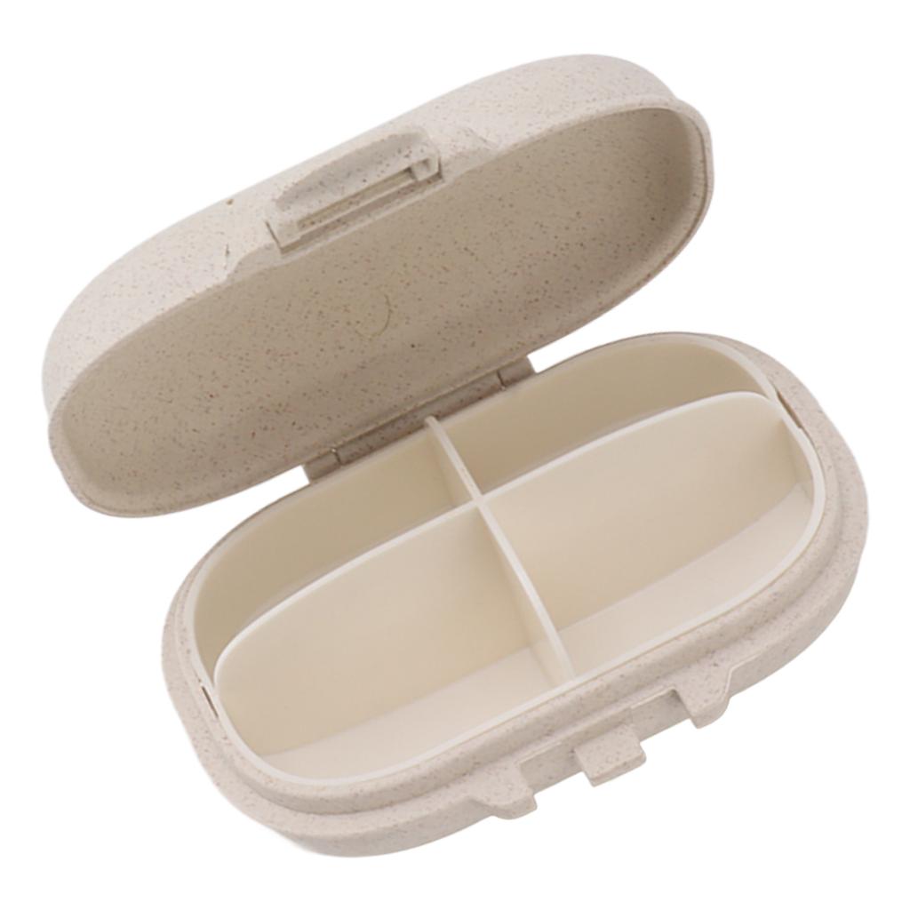 Medicine Organizer Portable Dividing Medicine Planner Box Snap Design Daily Medicine Holder