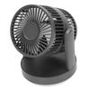 Desk Fan 3 Speeds   Rechargeable Desktop Oscillating   Circulator Fan with Night Light for Home Bedroom