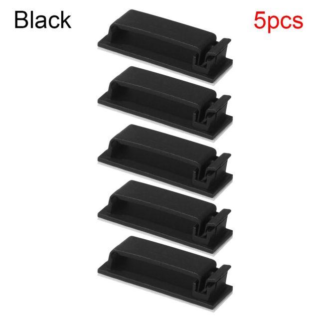 5/10 Stück Kabelklemmen, selbstklebende Kabelhalter, ideales Kabelmanagement für die Organisation von Kabeldrähten, Zuhause, Büro, Auto