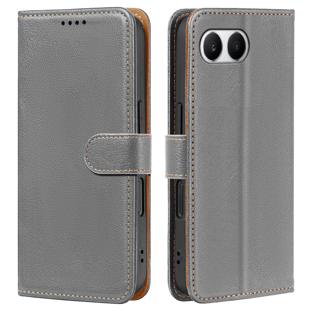 For OnePlus Nord 4 Case RFID Blocking Wallet Litchi Texture Leather Phone Cover Magnetic Clasp