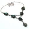 Multi Labradorite Gemstone 925 Sterling Silver Plated Awesome Necklace ERR-N29