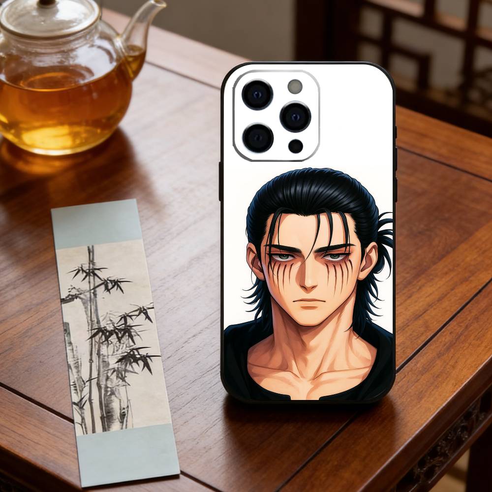 Anime A-Attack On Titan E-Eren Yeager Phone Case For iPhone 17, 16,15,14,13,12,11 Plus,Pro Max, Others Soft Black Cover