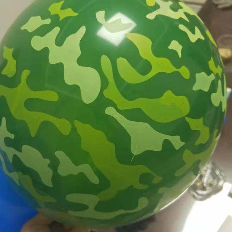 

Happy Birthday Party Decoration BalloonsThickened 3g 12inch Camouflage Blue Green Animal Cow Map Baloon Kids Toy Globos 12inch 50pcs зелёный