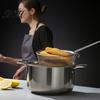 Multi Use Kitchen Frying Basket Stainless Steel Basket, with Handle, Heat Resistant Mesh Strainer, Durable Portable Deep Fryer Tool, for Chips