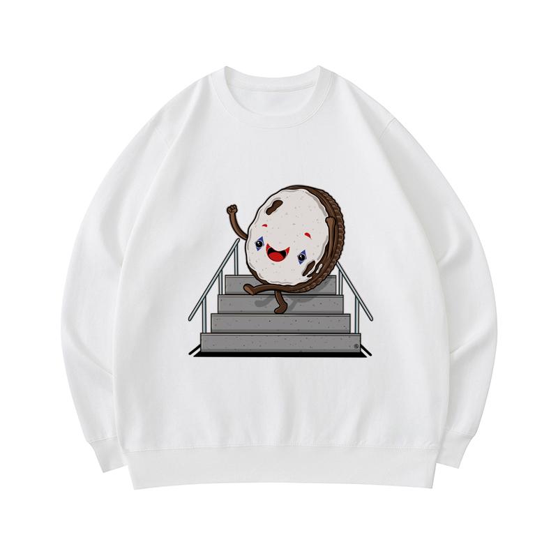 Buy Men's 300 GSM 100 Cotton Sweatshirt Cookie Joker Print Street