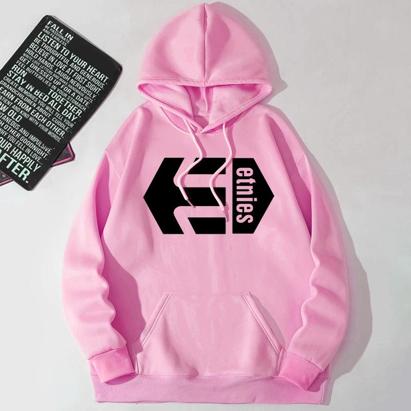 Autumn and Winter Fleece Warm Casual Hooded Sweatshirt