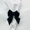 Velvet Bow Napkin Ring Reusable Bowknot Napkin Holder Holiday Table Napkin Ring for Birthday Wedding Party