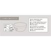 Captain Stag Outdoor Bowl Silver 16cm 920ml Ue 4960