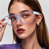 Smart Glasses Blue Light Filtering Lenses 5.4 Sound Glasses with Touch Control AI Voice Helper Photo Taking Call Music Playback