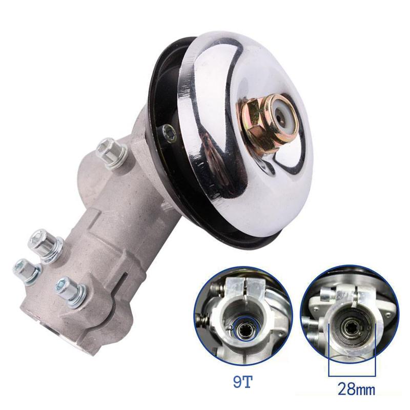 26mm/28mm 7/9 Teeth Grass Trimmer Gearbox Gearhead Lawn Mower Replacement Part Brush Cutter Gear Head Gardening Tools