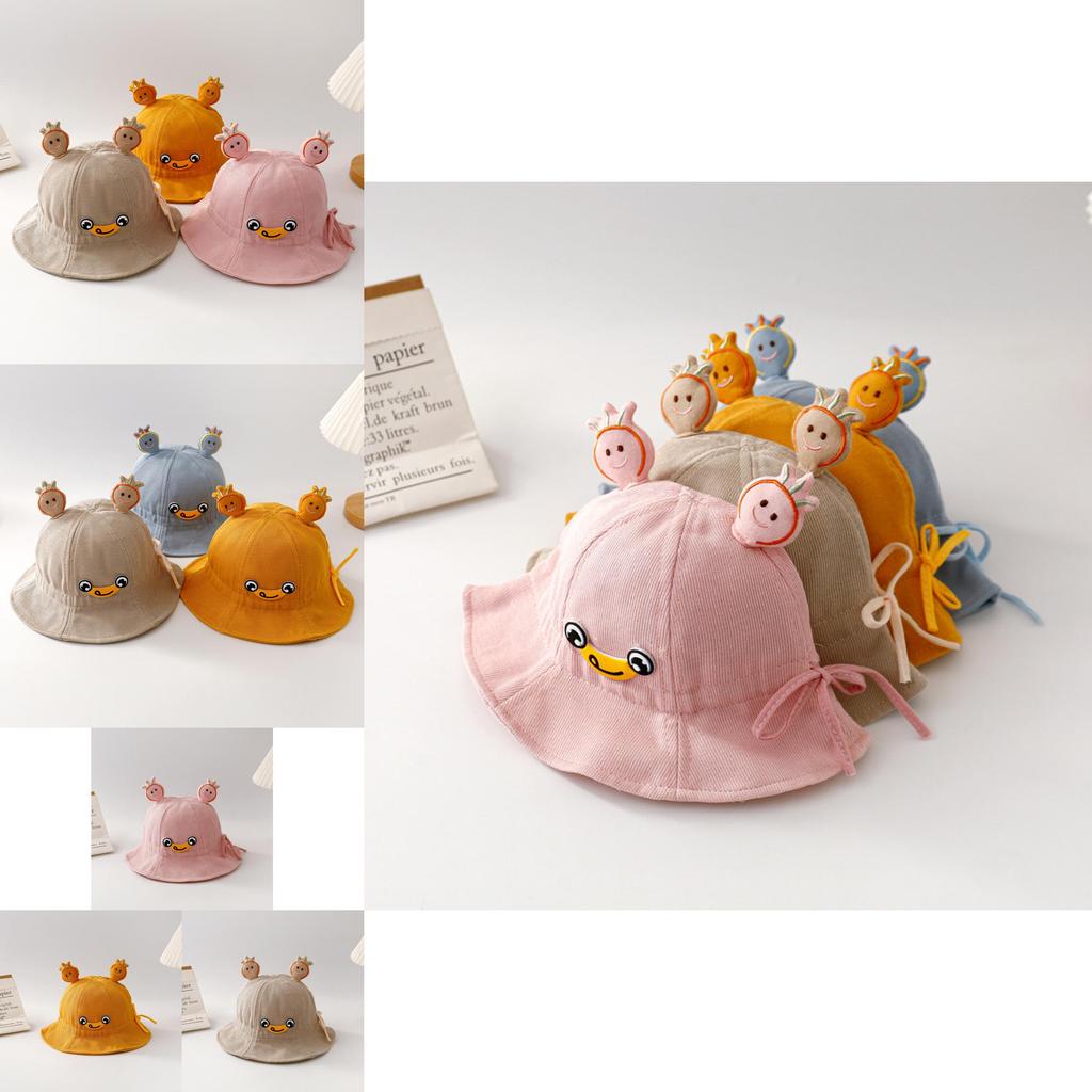 Cute Banana Eyes Sun Hat For Infants Cotton Fisherman Cap For Baby Boys And Girls