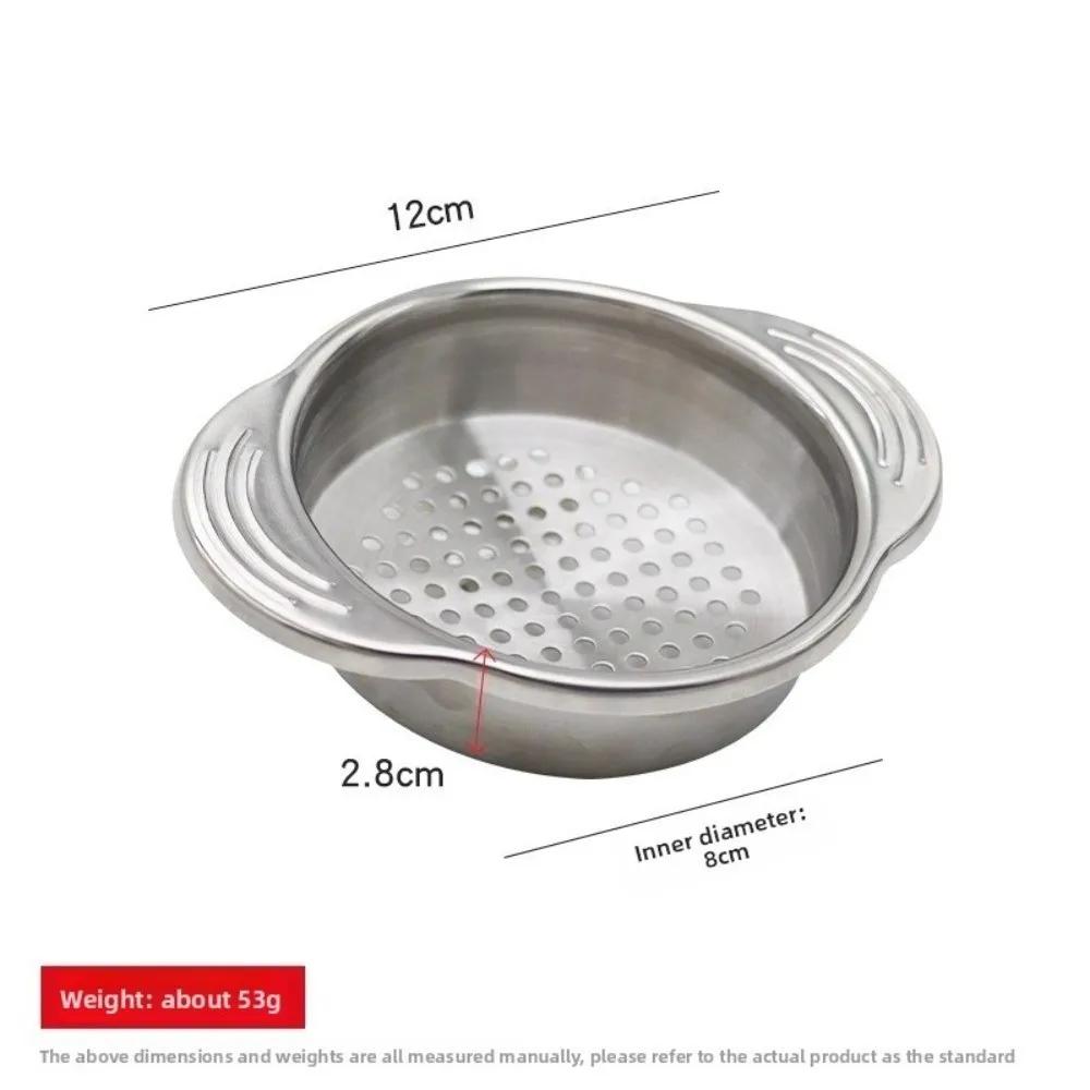 Kitchen Accessories Stainless Steel Food Can Strainer Non-slip Multipurpose Oil Drainer Remover Tuna Press Lids Kitchen