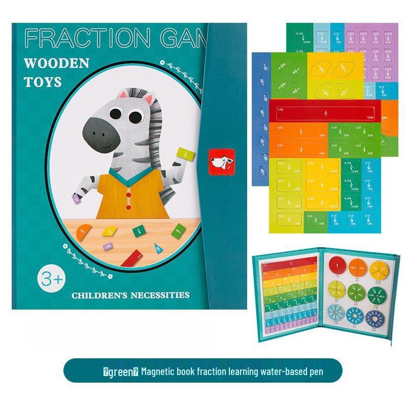 

Magnetic Fraction & Geometry Tangram Blocks: Educational Puzzle for Children